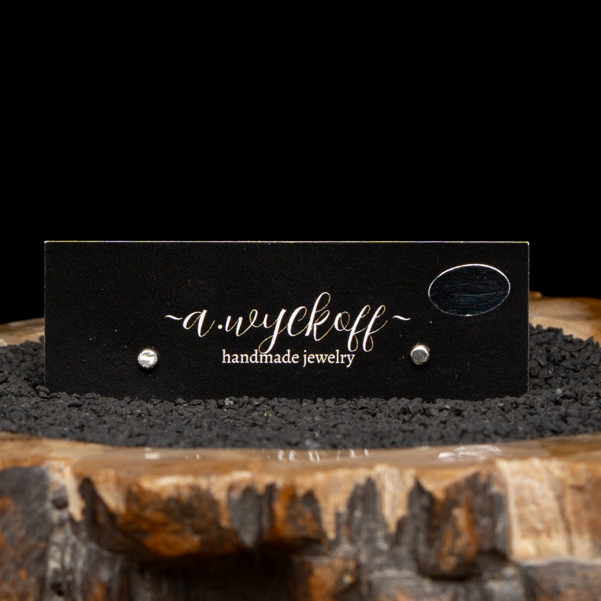 Silver Dot Post Earrings
