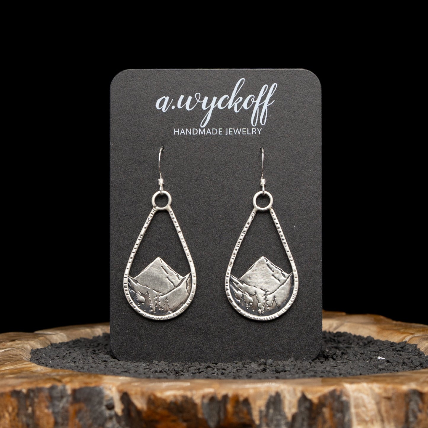 Silver Mountain Earrings