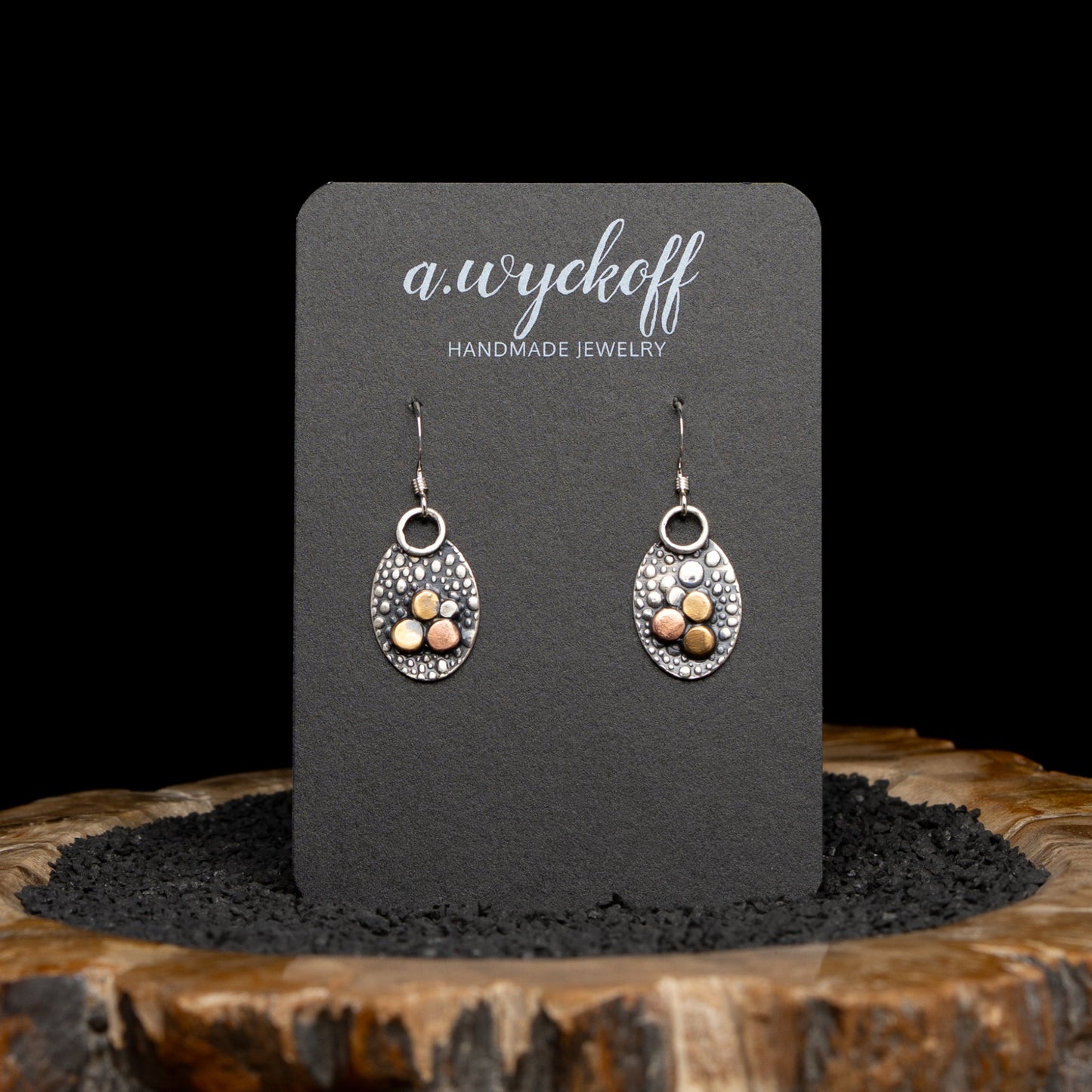 Silver River Rock Earrings
