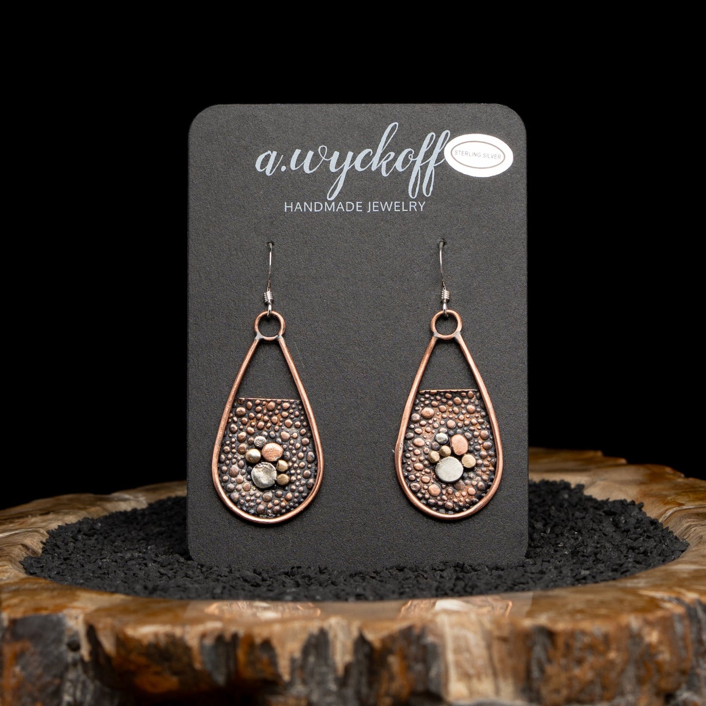 Copper River Rock Earrings