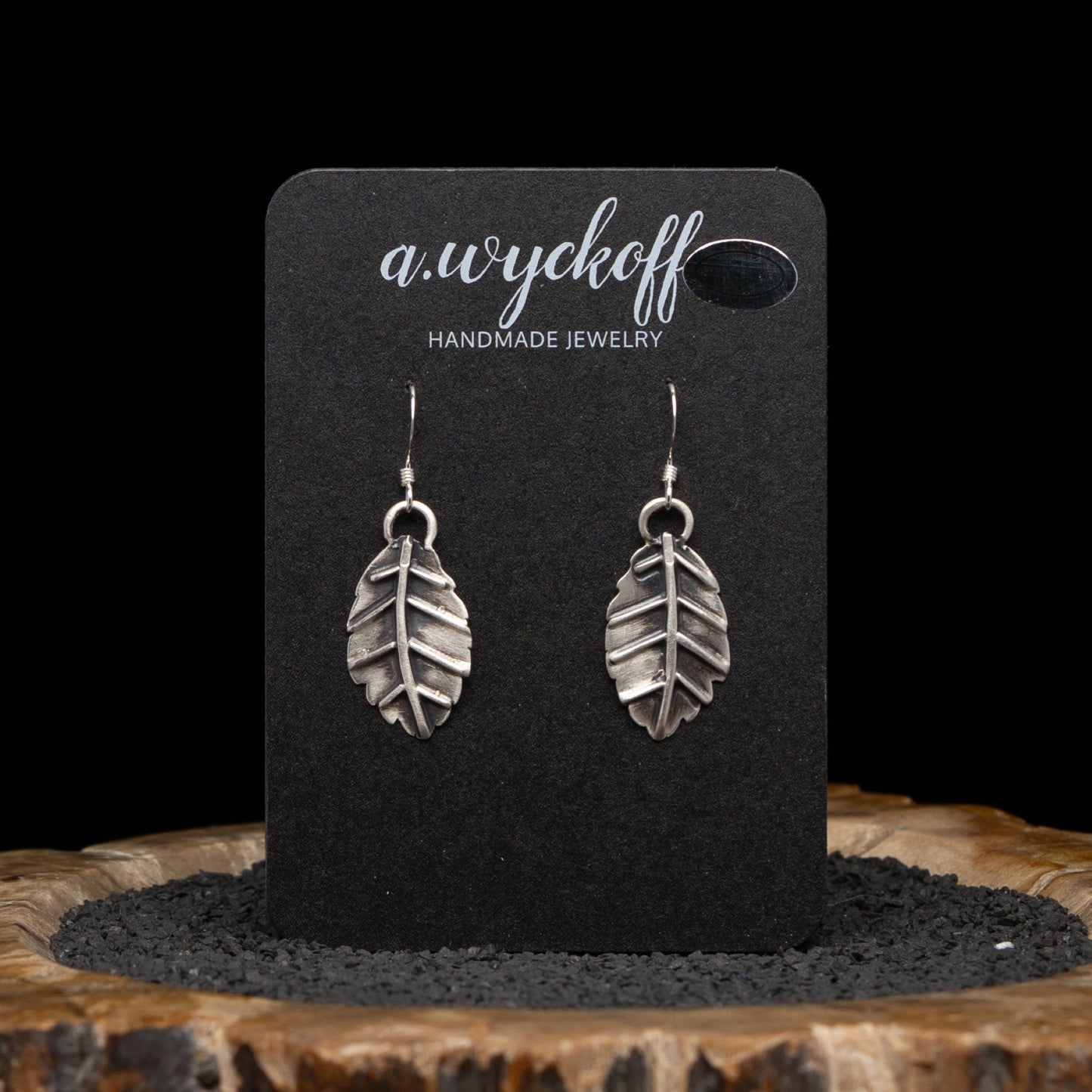 Silver Leaf Earrings