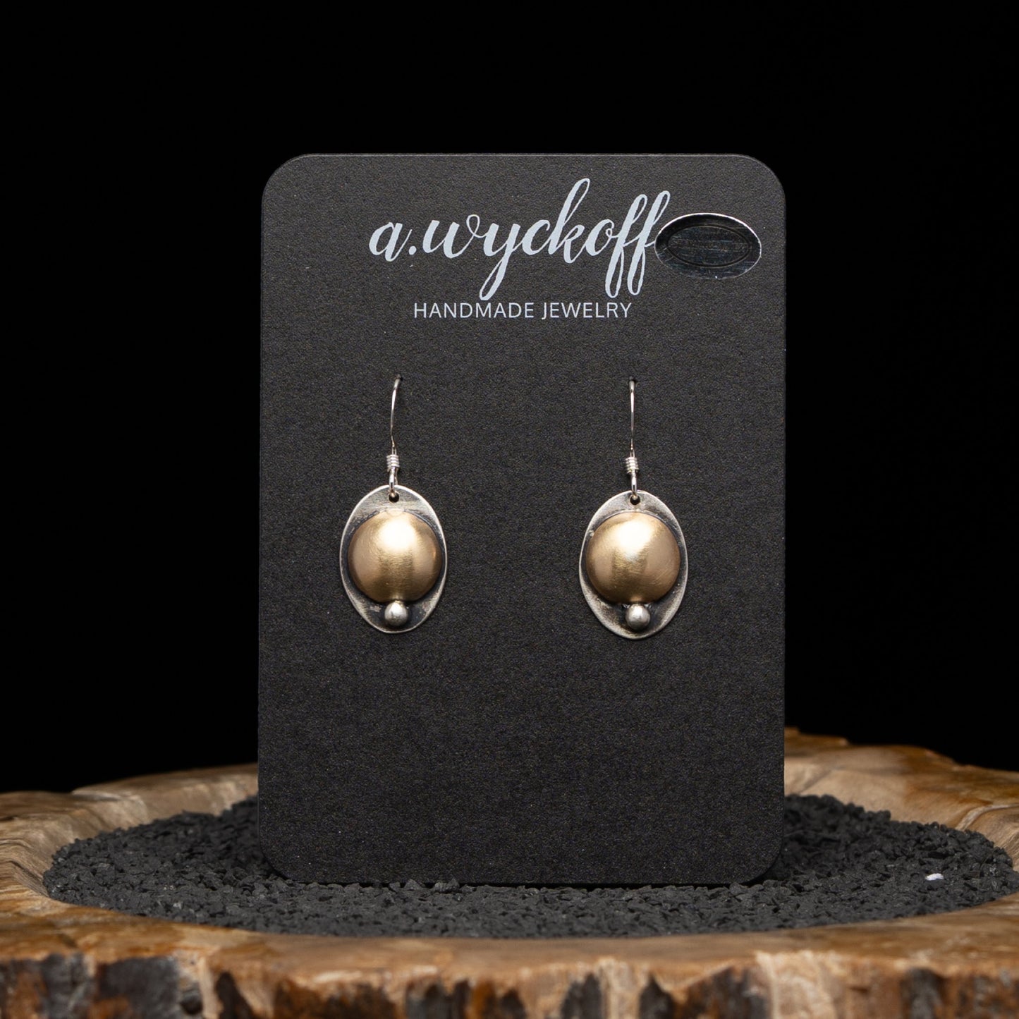 Silver & Brass Earrings