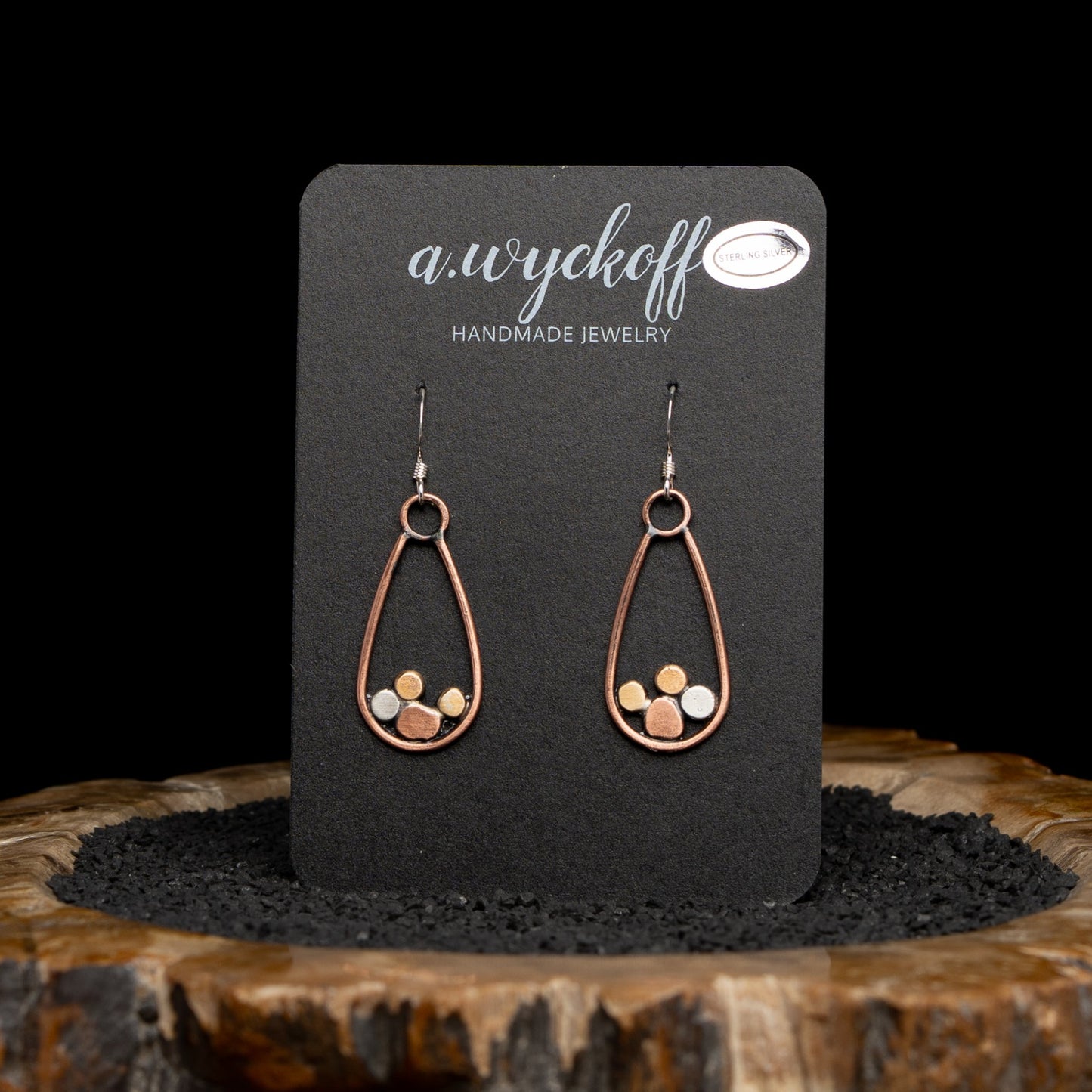 Copper River Rock Earrings