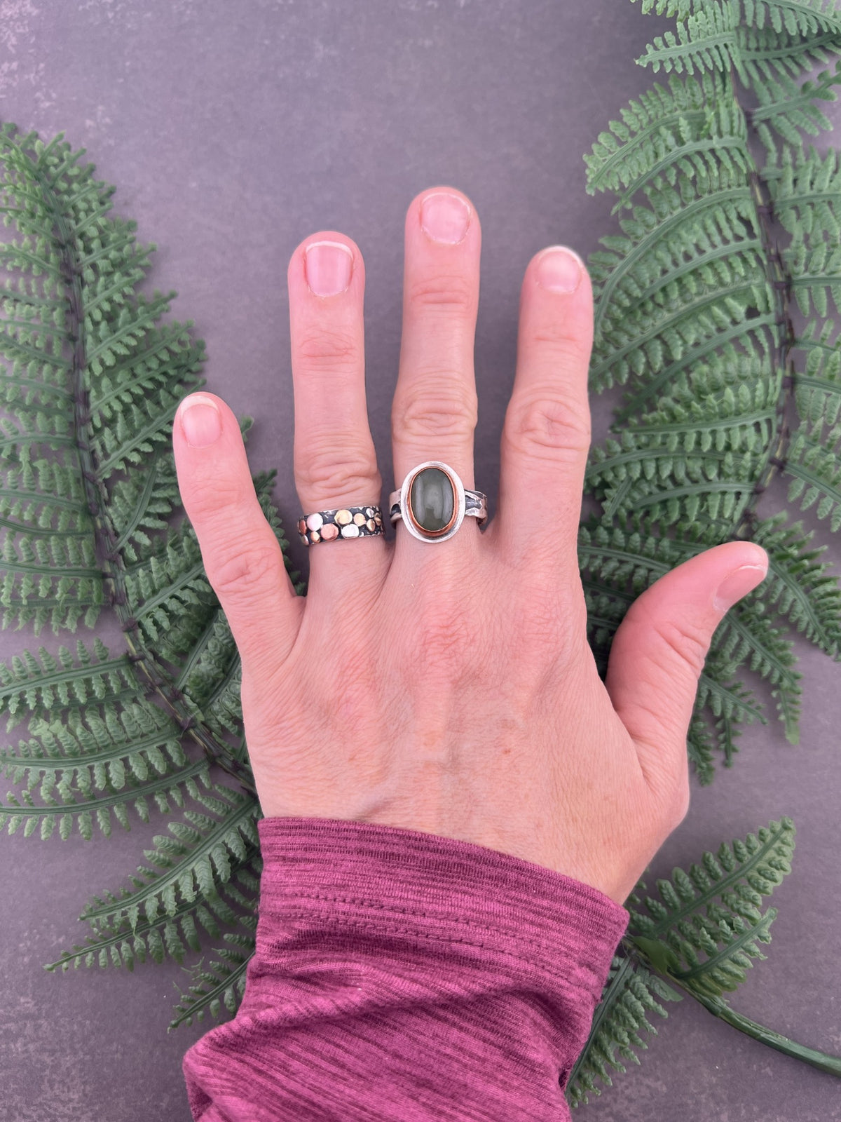 Jade Ring Size 7
