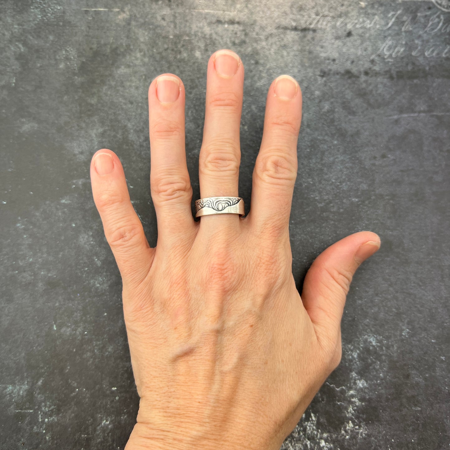 Silver Mountain Ring sz 9.25