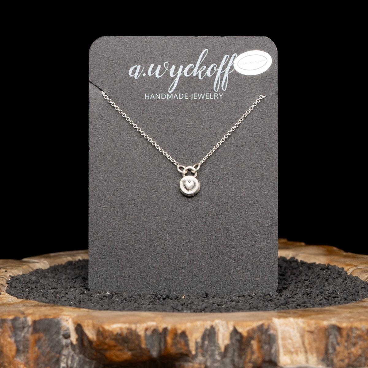 Silver Dainty Heart Necklace