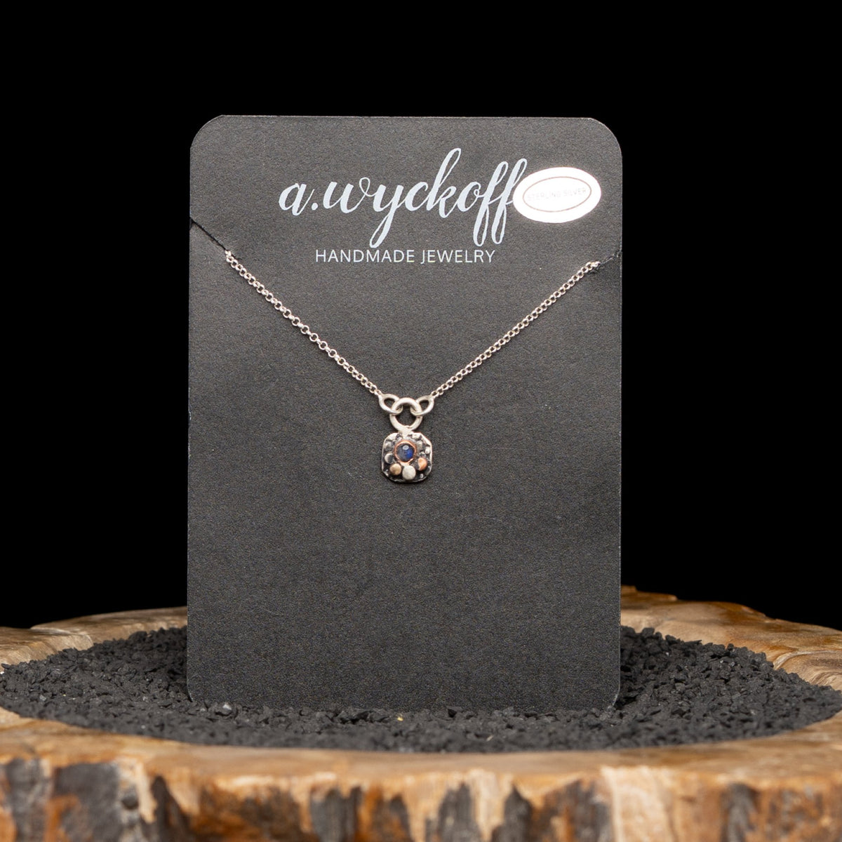 Moonstone River Rock Necklace