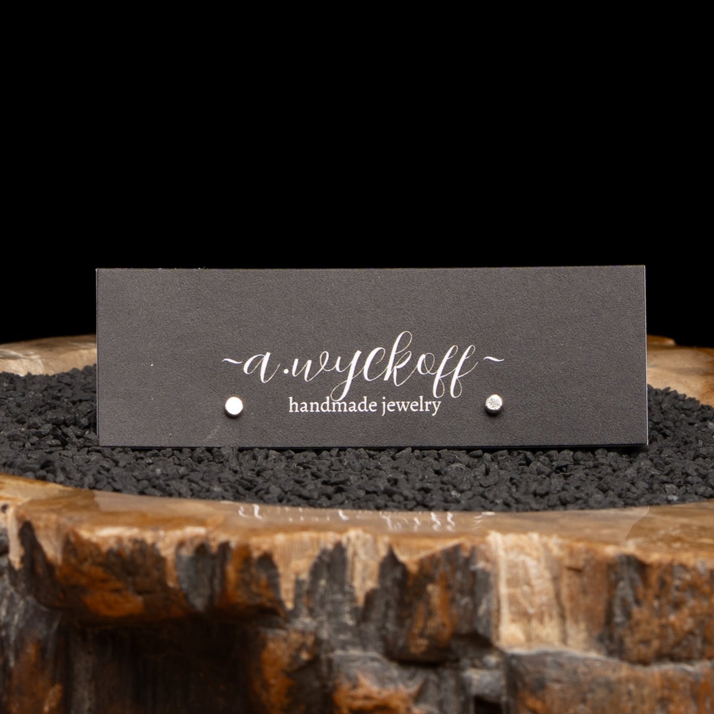 Silver Dot Post Earrings