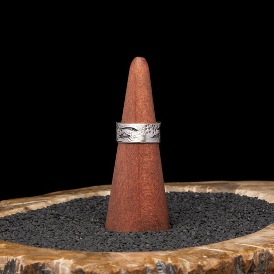 Birch Bark Ring sz 8