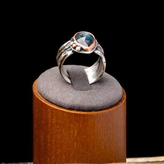 Kyanite Silver Ring sz 9
