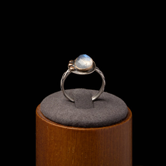 Moonstone Silver Ring sz 8
