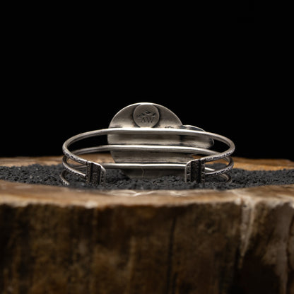 Brecciated Jasper Silver Cuff