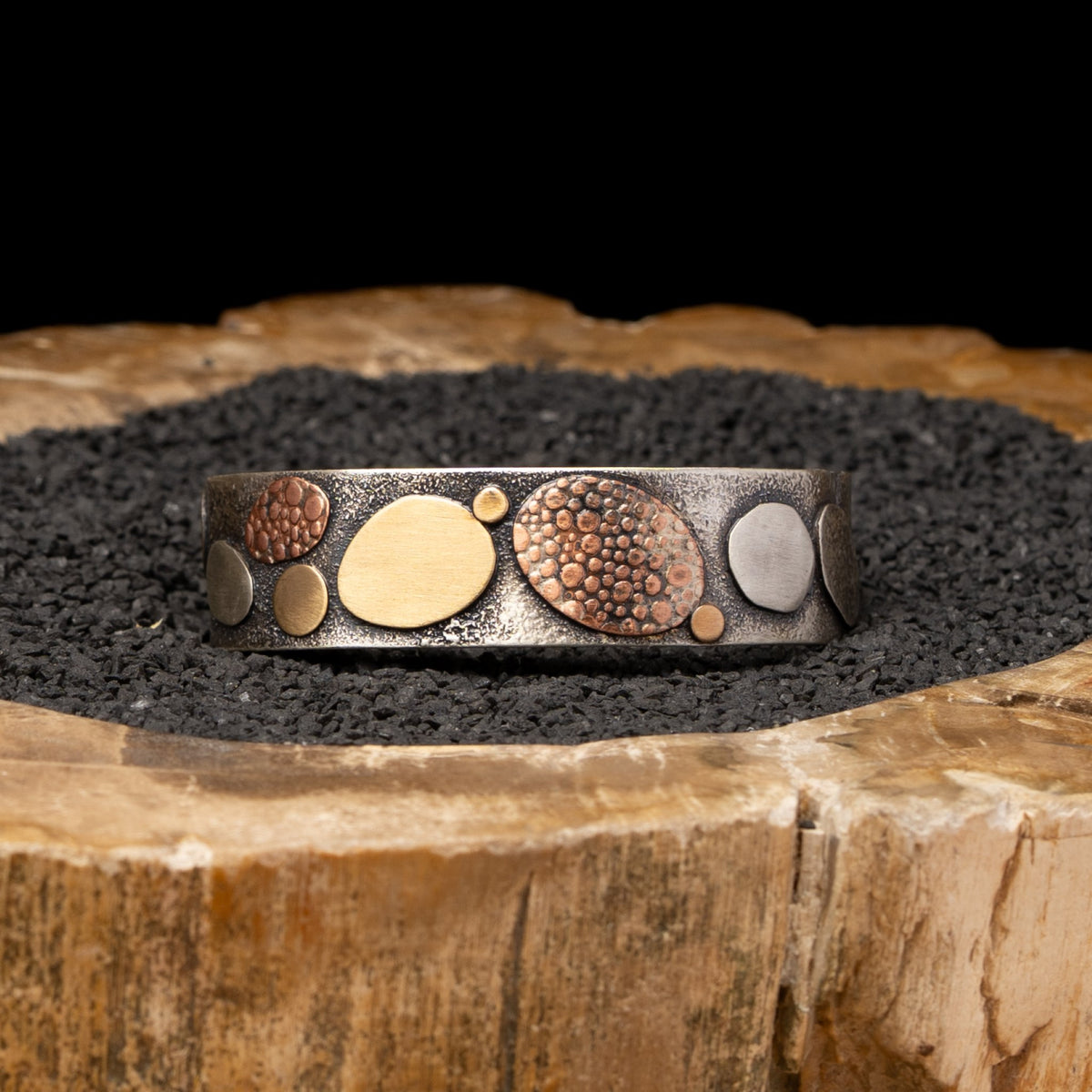 Silver River Rock Cuff