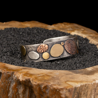 Silver River Rock Cuff