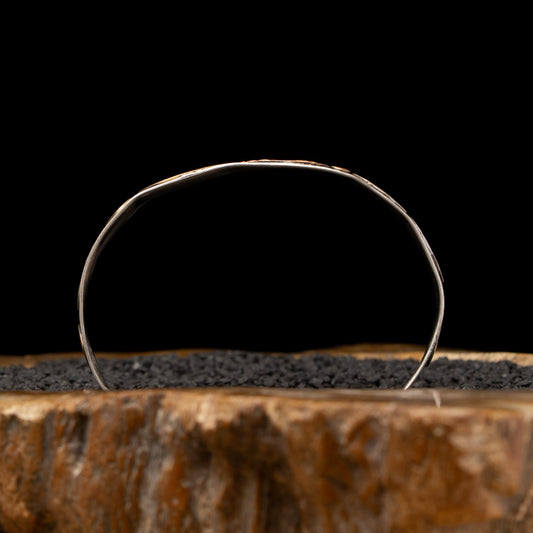 Silver River Rock Cuff