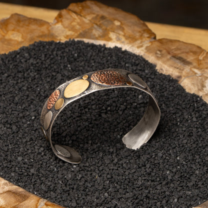Silver River Rock Cuff