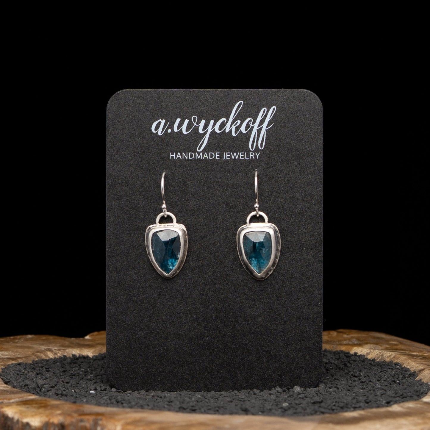 Kyanite Silver Earrings