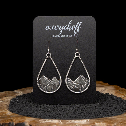 Silver Mountain Earrings