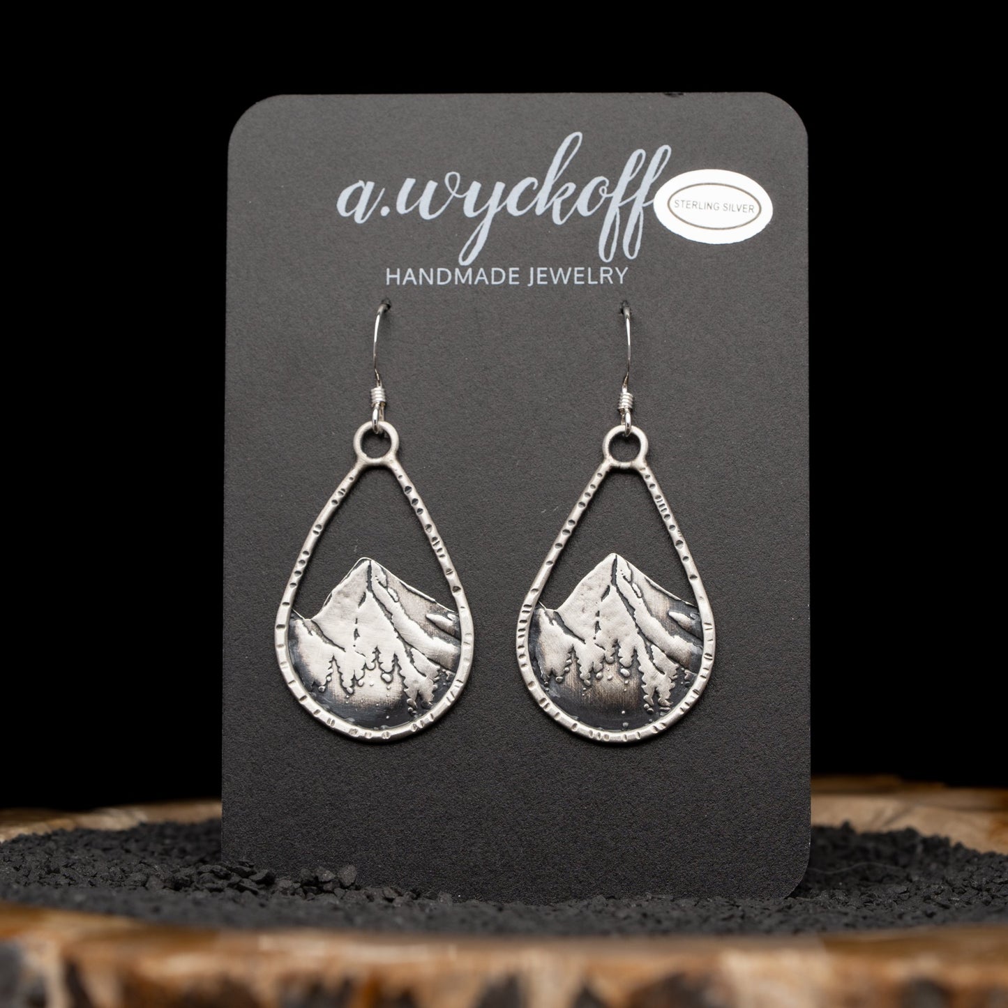 Silver Mountain Earring