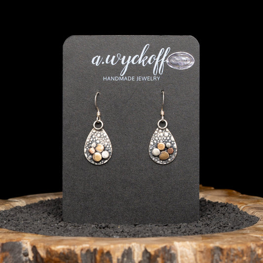 Silver River Rock Earrings