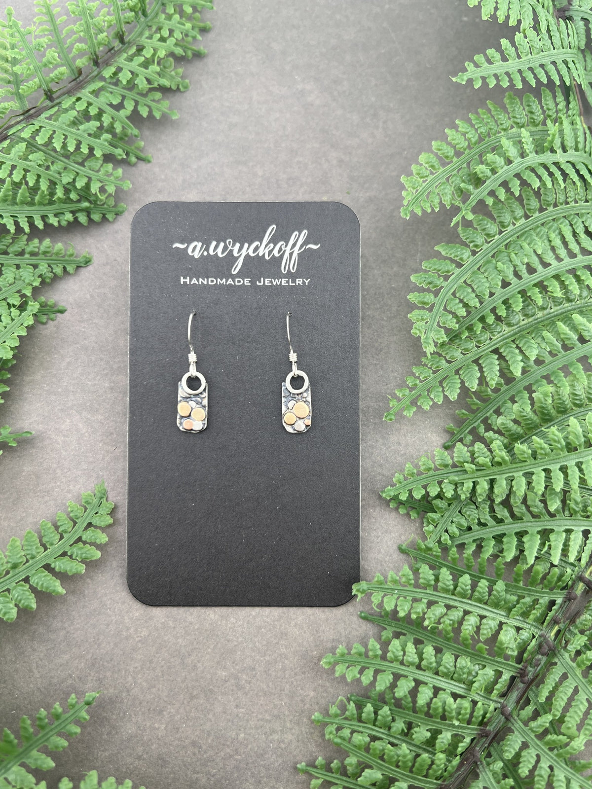 Silver River Rock Earrings