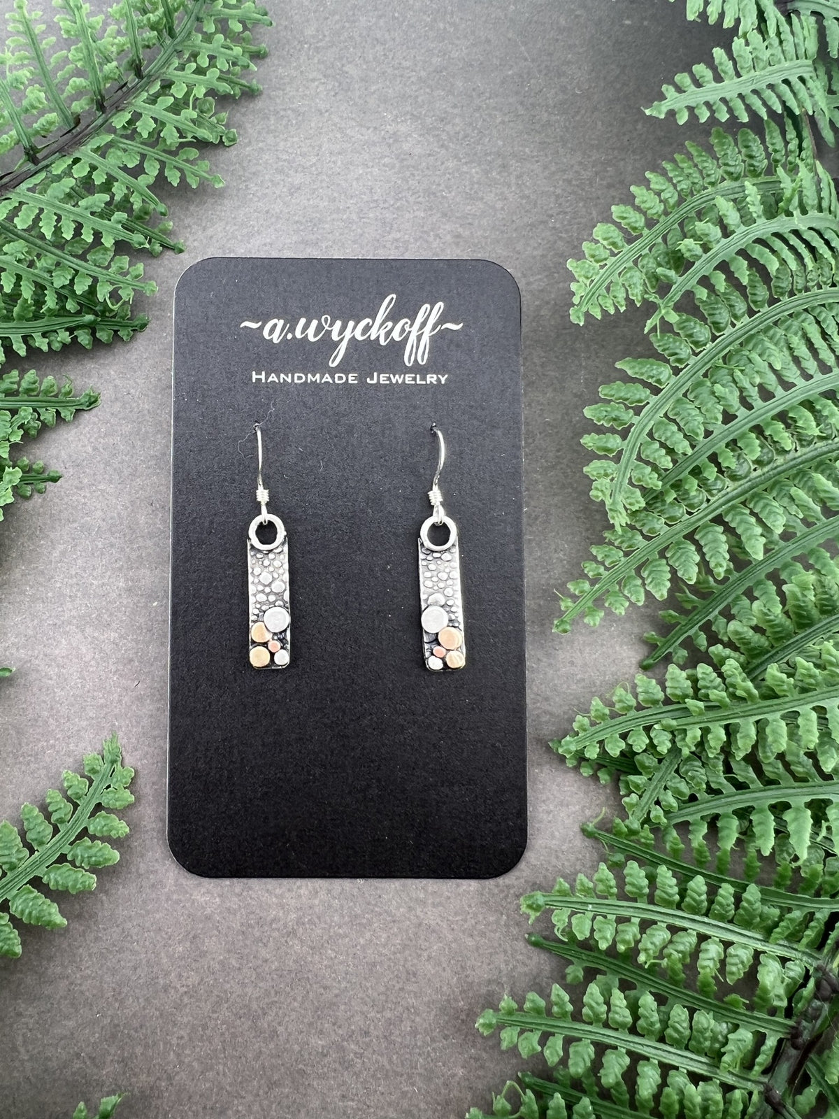 Silver River Rock Earrings