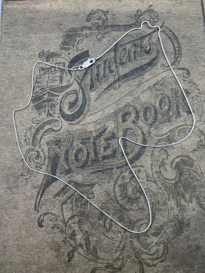 18" Silver 0.85mm Box Chain