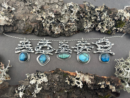 Labradorite Branch Necklace