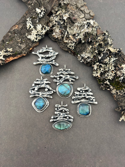 Labradorite Branch Necklace