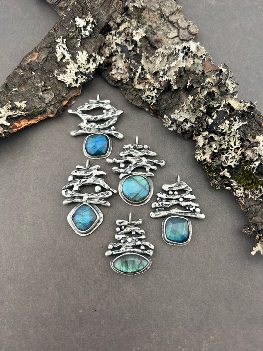 Labradorite Branch Necklace