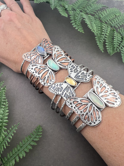 Butterfly Citrine Cuff