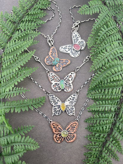 "LOVE" Tourmaline Necklace