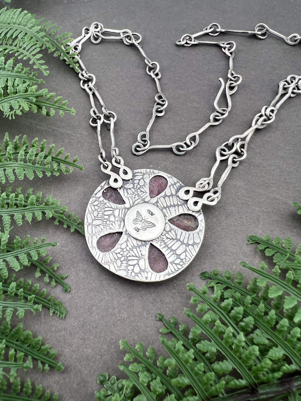 Tourmaline Handmade Chain Necklace