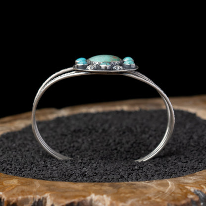 Silver Turquoise Cuff
