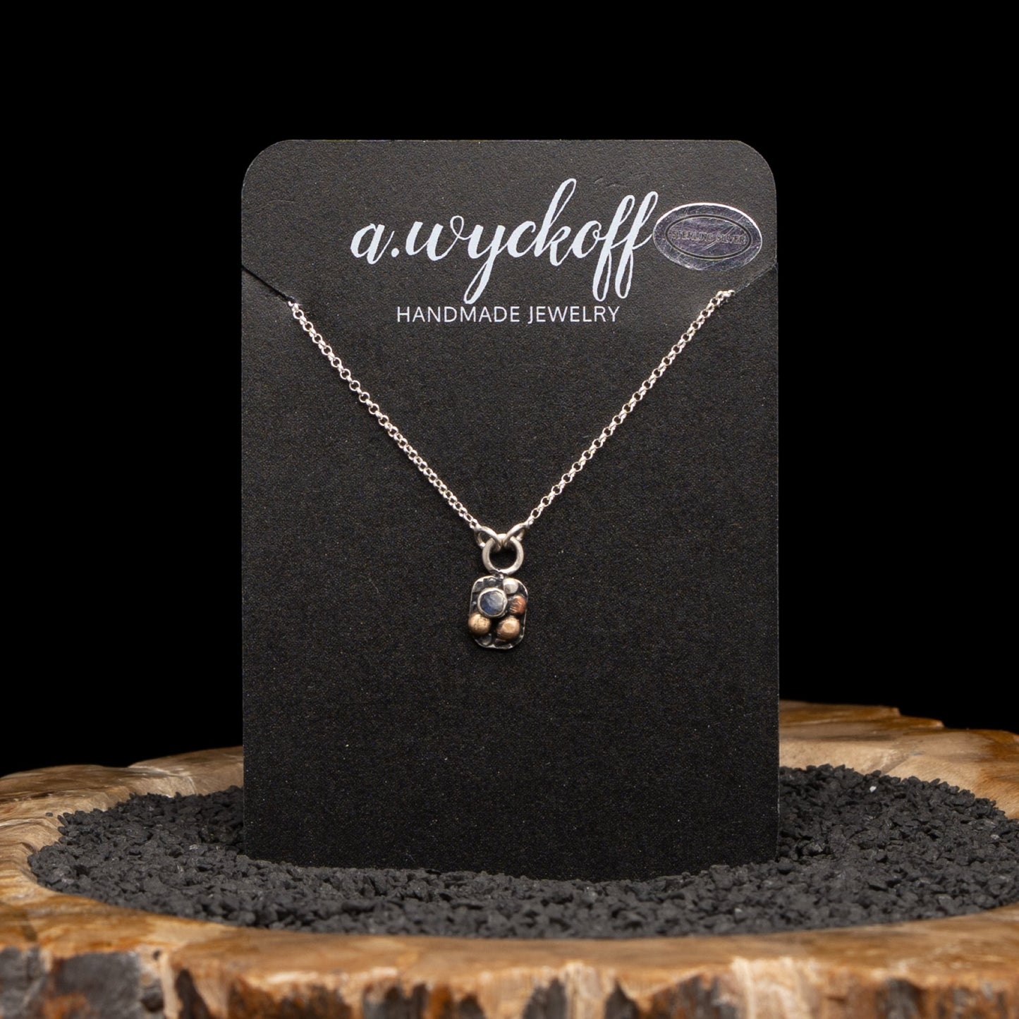 River Rock Moonstone Necklace