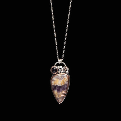 Amethyst & Rock Crystal Pendant