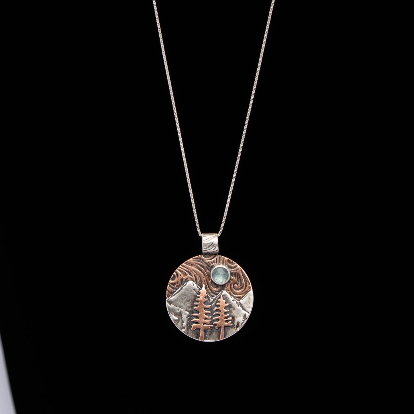 Kyanite Copper Mountain Necklace