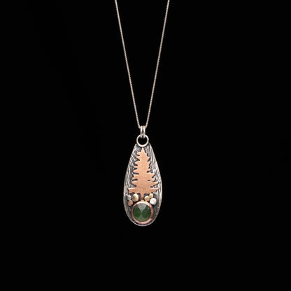 Serpentine Tree Pendant