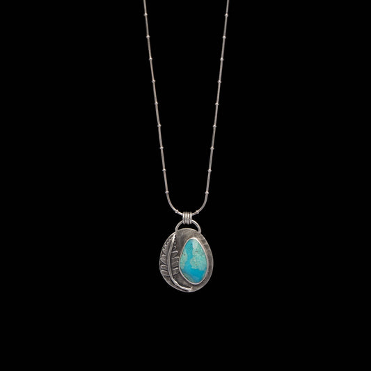 Turquoise Fern Necklace