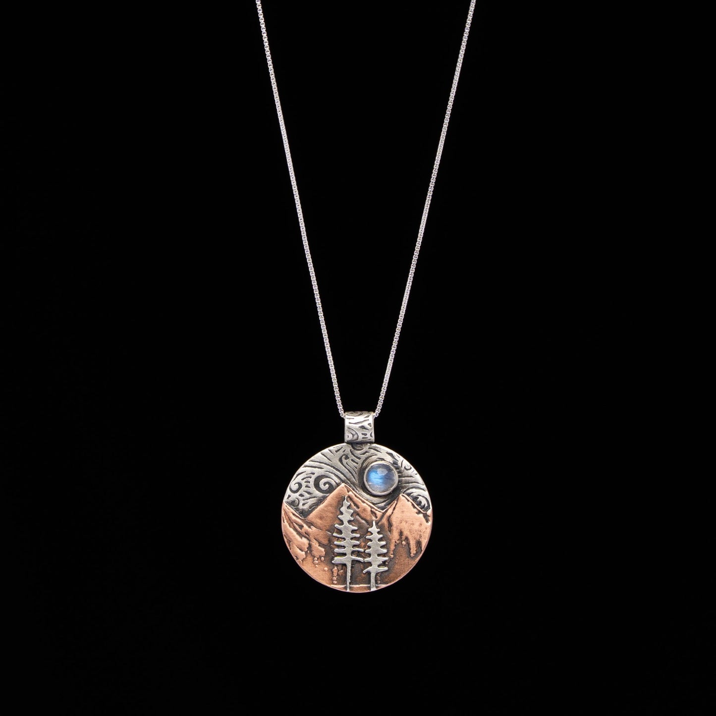 Moonstone Mountain Necklace