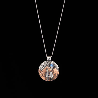 Moonstone Mountain Necklace