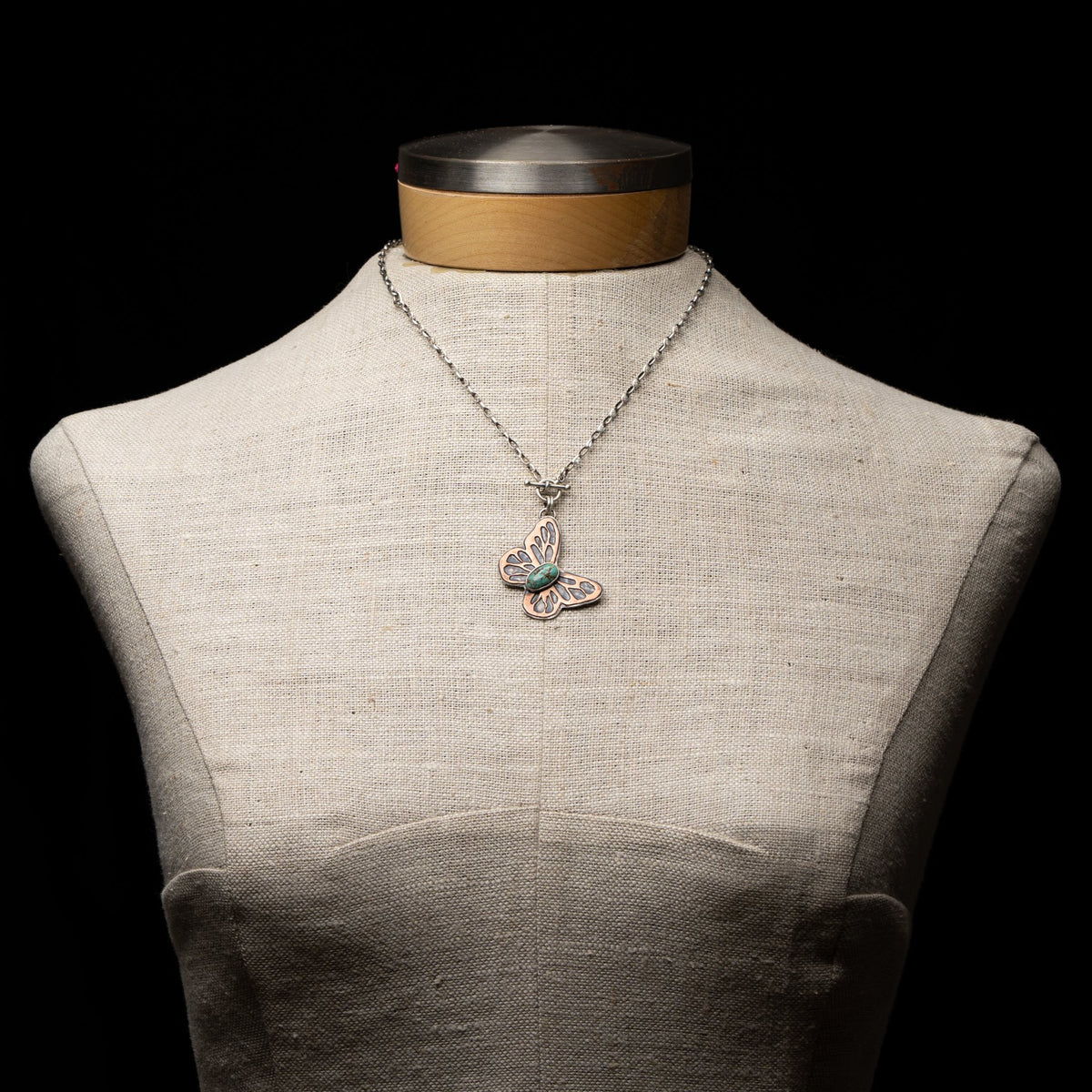 "FLY" Turquoise Butterfly Necklace