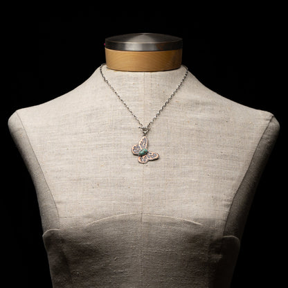 "FLY" Turquoise Butterfly Necklace
