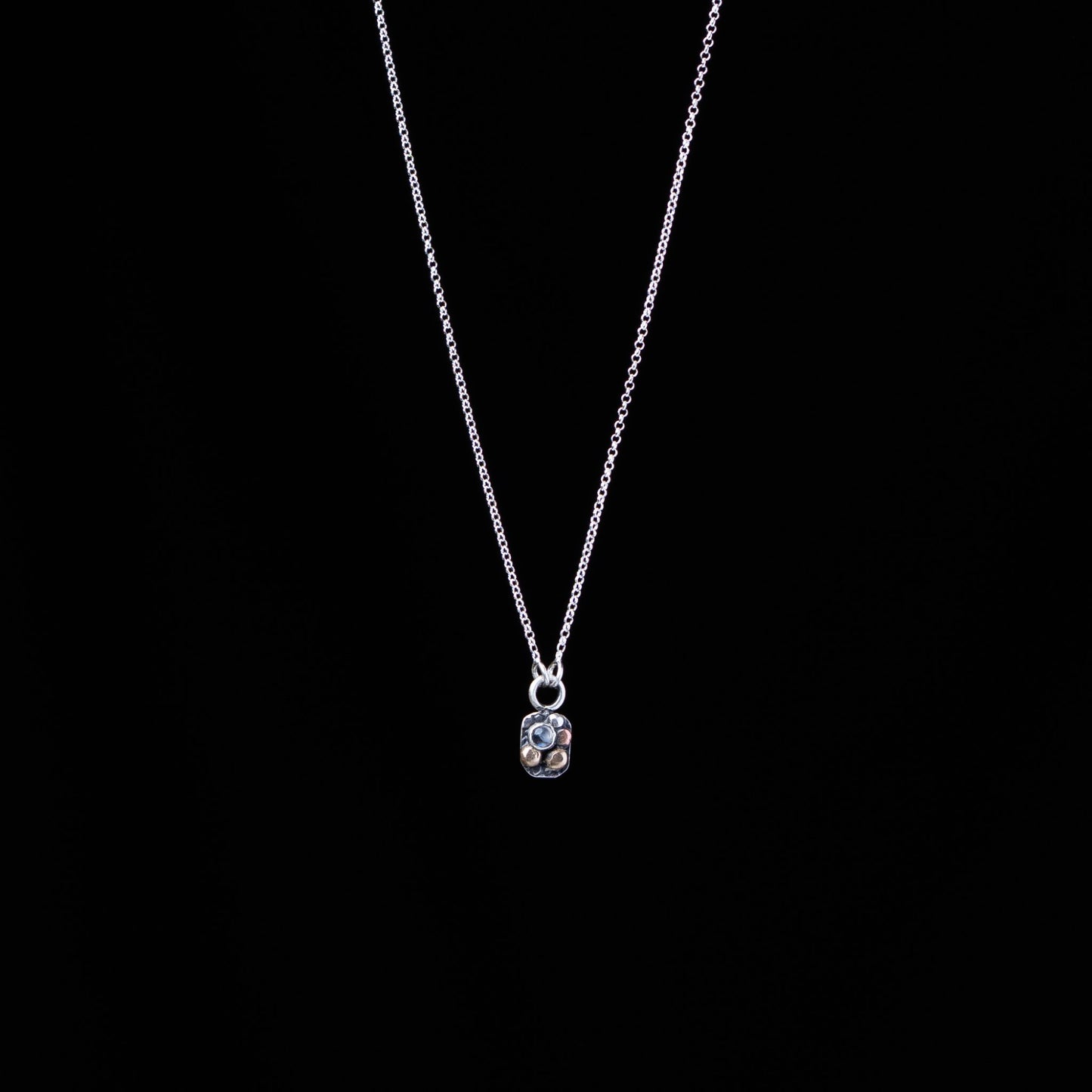 River Rock Moonstone Necklace