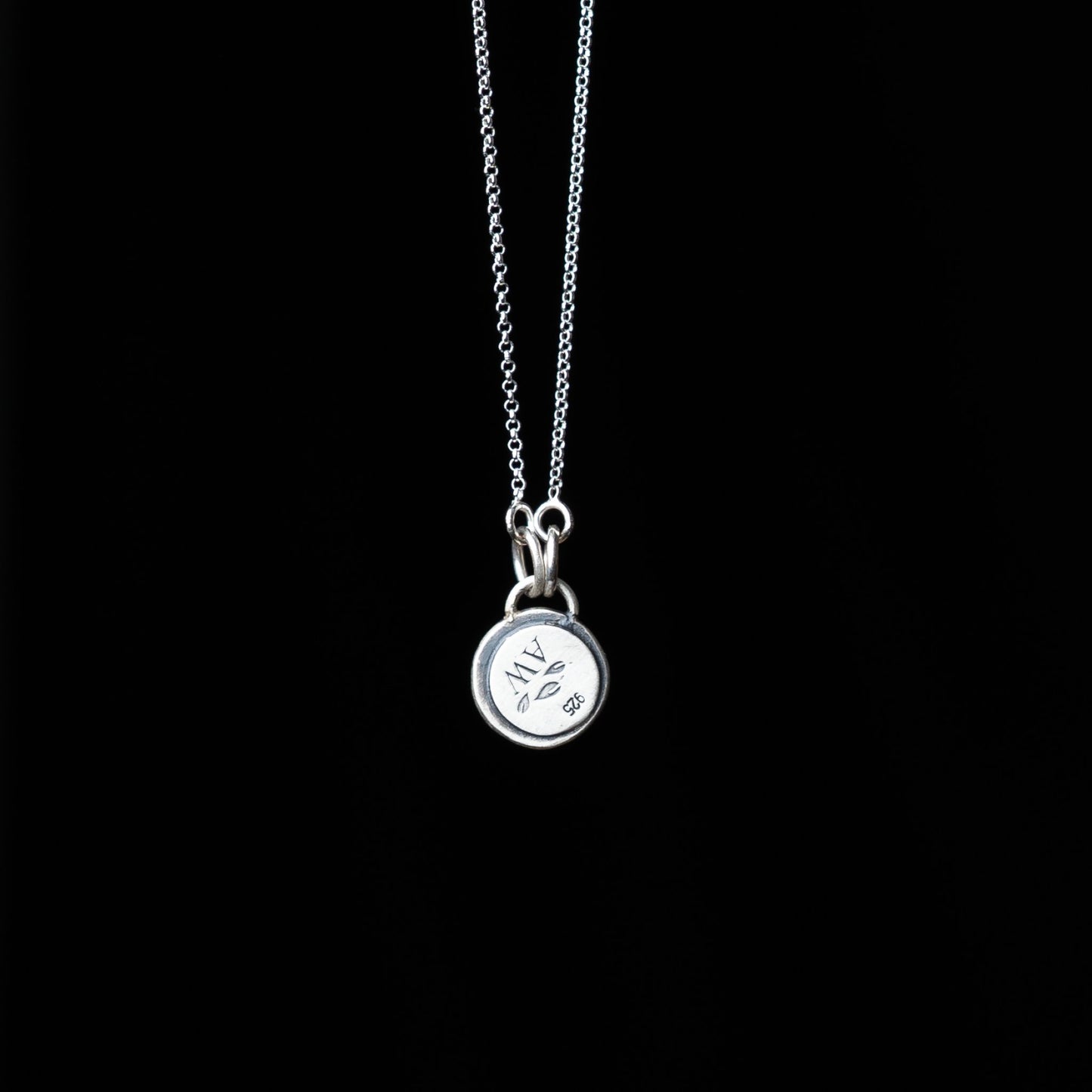 Silver & Copper Ying Yang Necklace