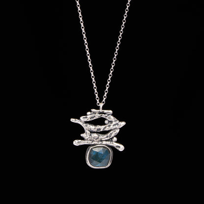 Labradorite Branch Necklace