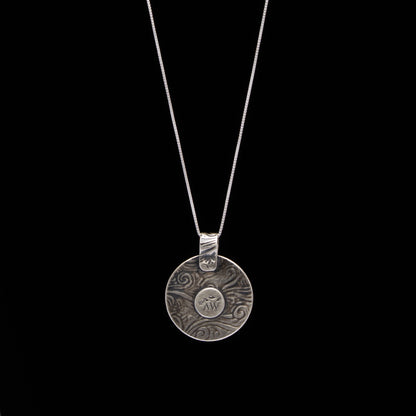 Peridot Silver Mountain Necklace