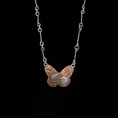 "FLY" Opal Butterfly Necklace