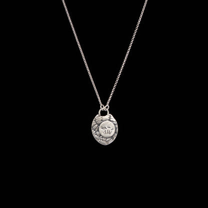 Monstera Citrine Necklace
