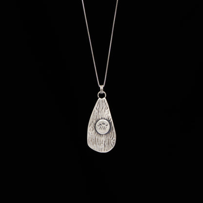 Rutilated Quartz Tree Pendant